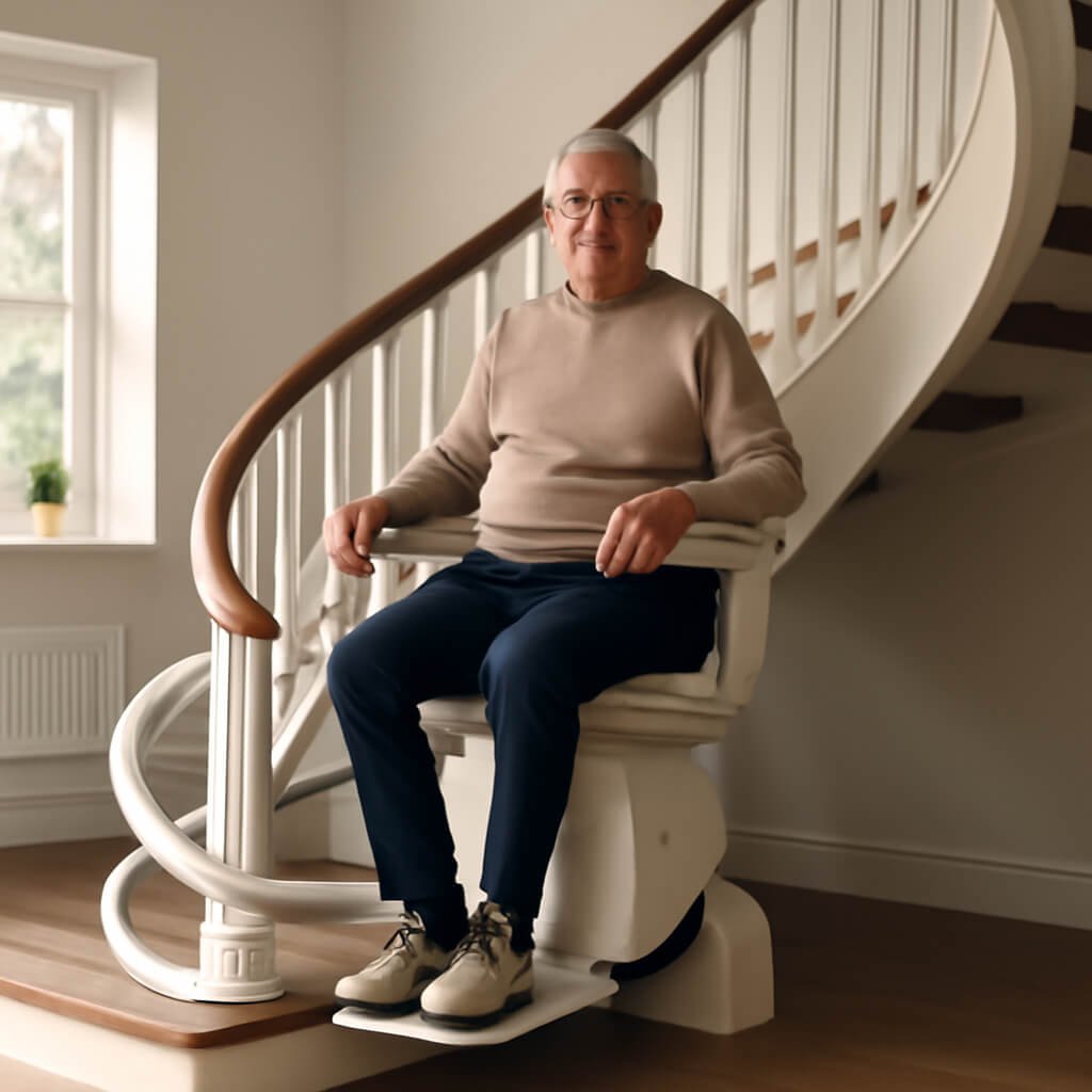 Sillas salvaescaleras curvas: la mejor opción para movilidad segura y cómoda en casas con escaleras
